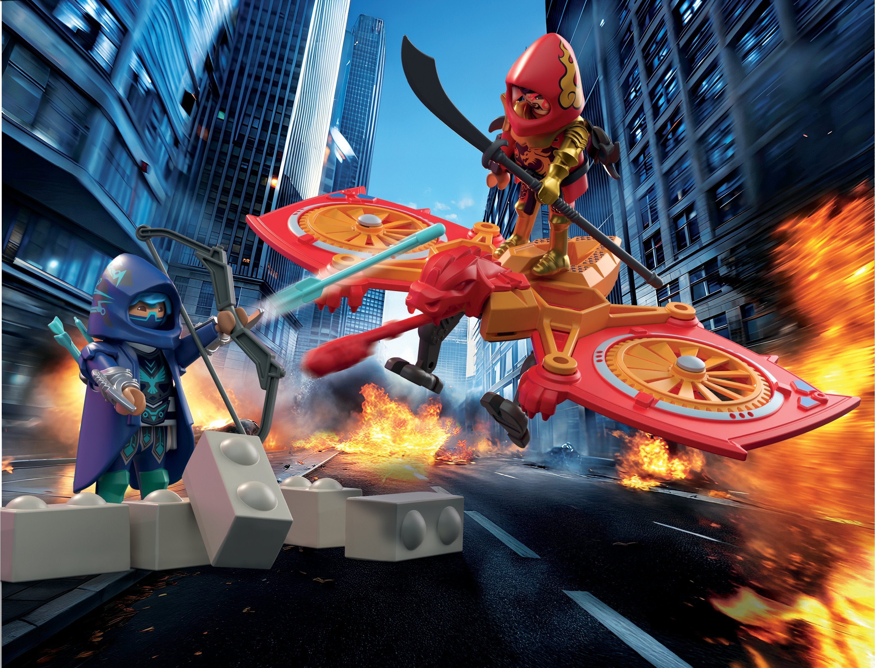 Playmobil 71833 Heroes: Helden-Drohne Gegen Bösen Ninja 71833