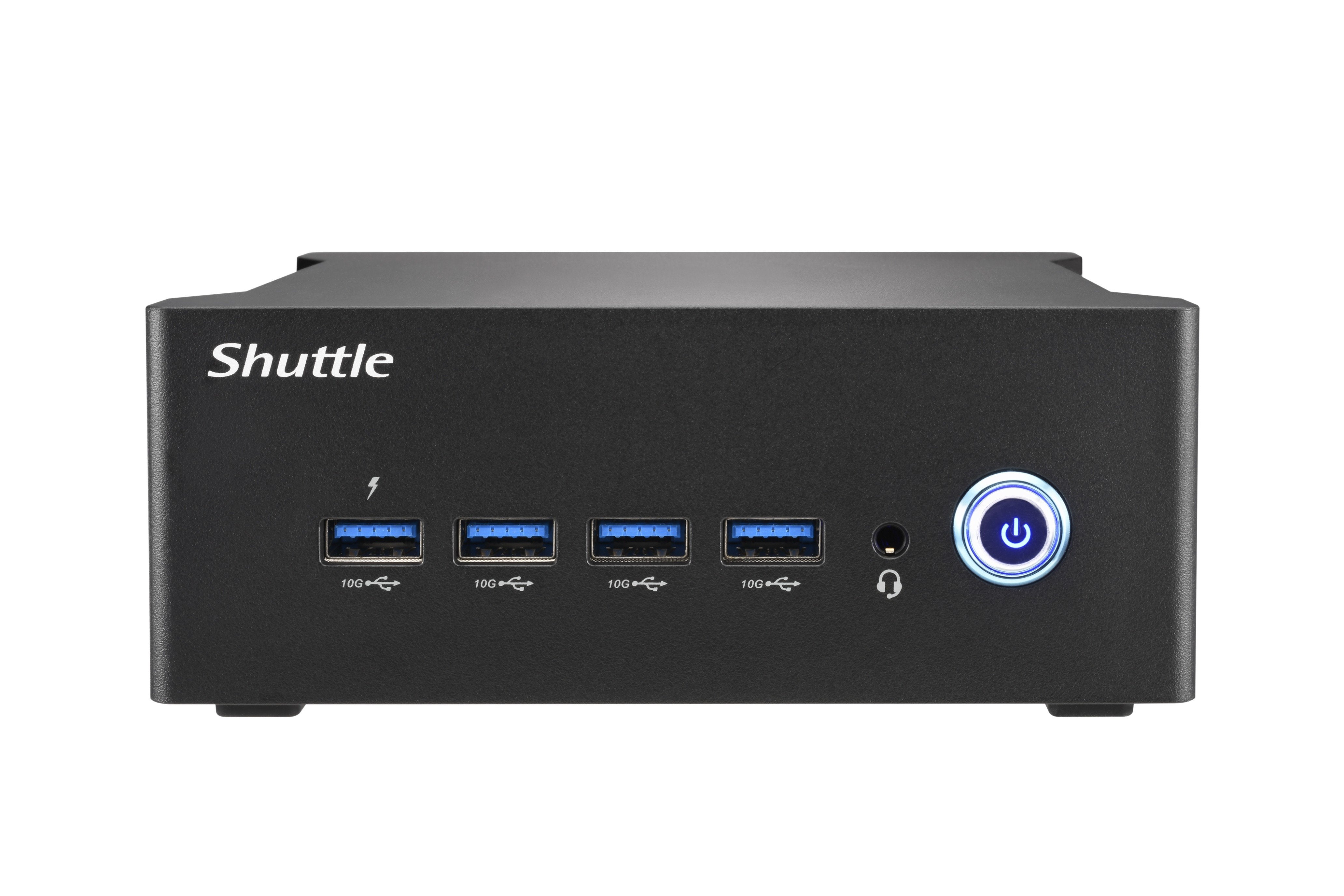 EAN 0887993007403 - Shuttle Nano PC NA10H PC de tamaño 1L Negro 8845HS 3,8 GHz imagen 4