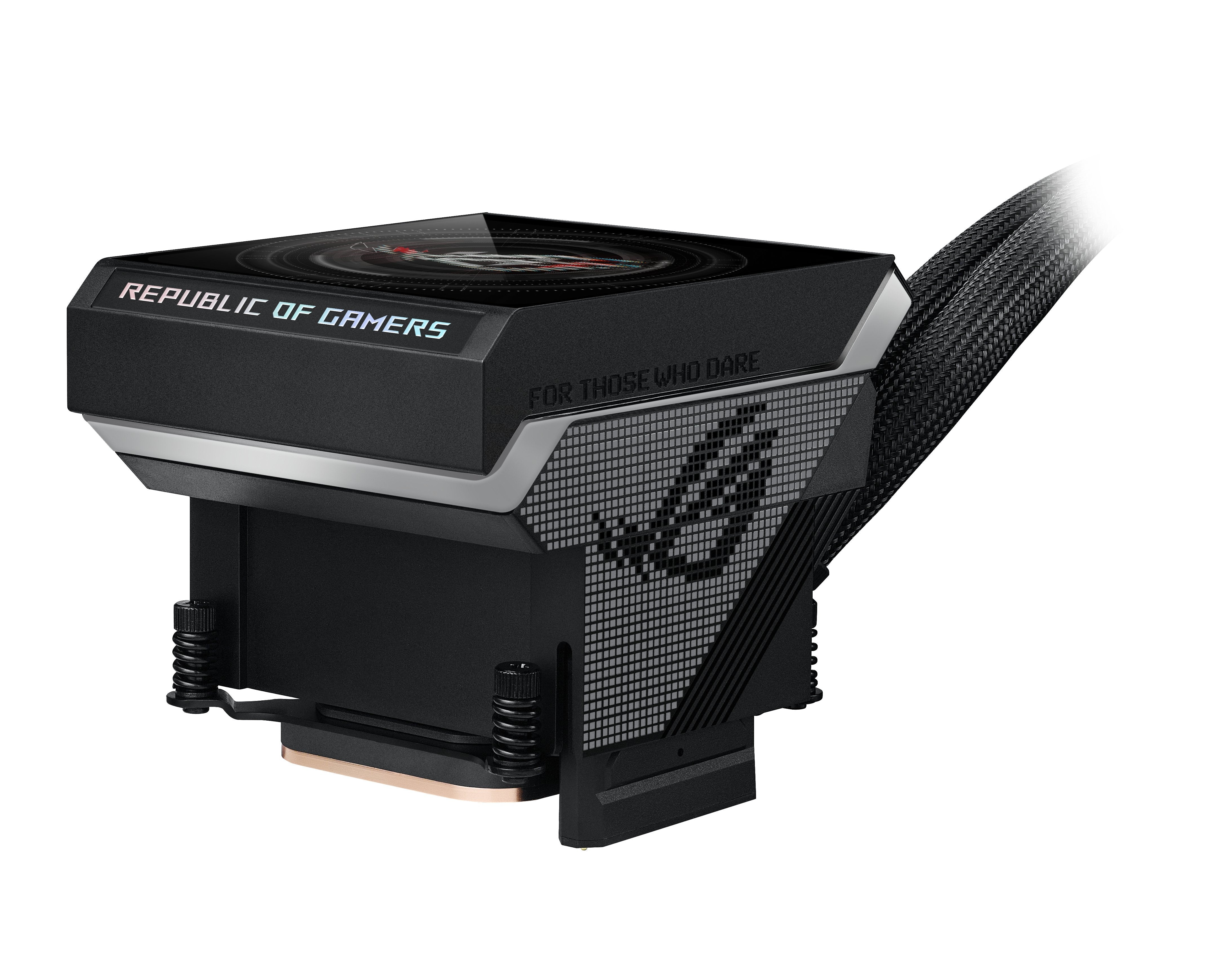 Refrigeración Liquida Cpu Asus Rog Mrix Slc Iv 360 Argb Lcd Negro