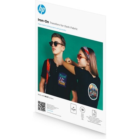 EAN 0197497816600 - HP Iron-On Transfers for Dark Fabric A4 (210 x 297 mm) 10 sheets imagen 2
