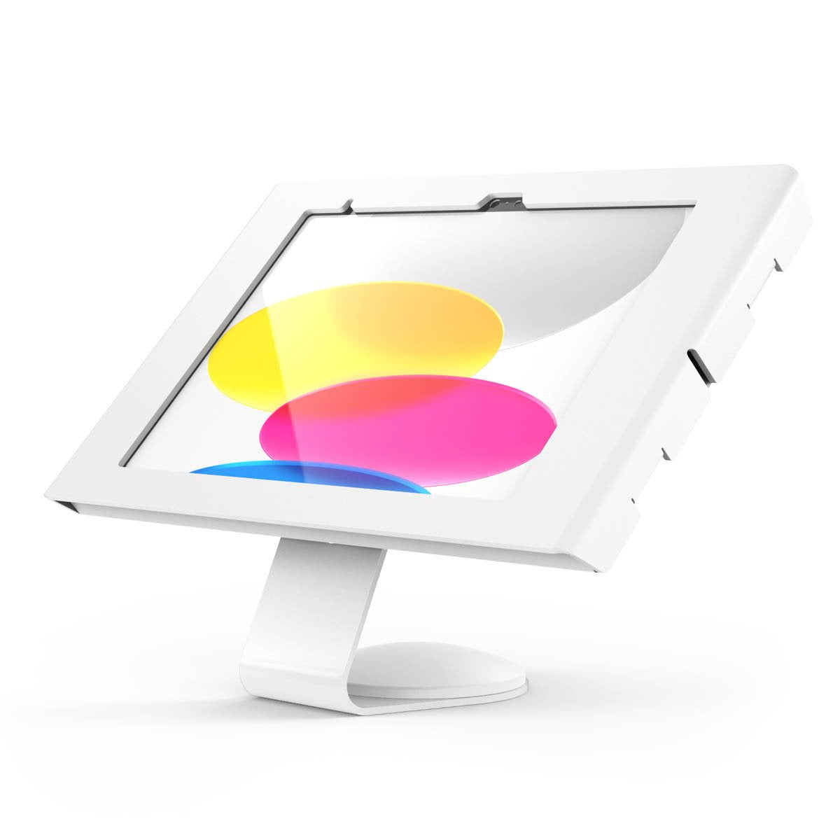 Compulocks Apex Base Sensores Y Cámara Frontal/Trasera Expuestos Para Pc Tablet Aluminio Blanco Se Puede Instalar En La Pared Montable En Escritorio Para Apple 10.9-Inch Ipad (10ª Generación) Ipad (A16)