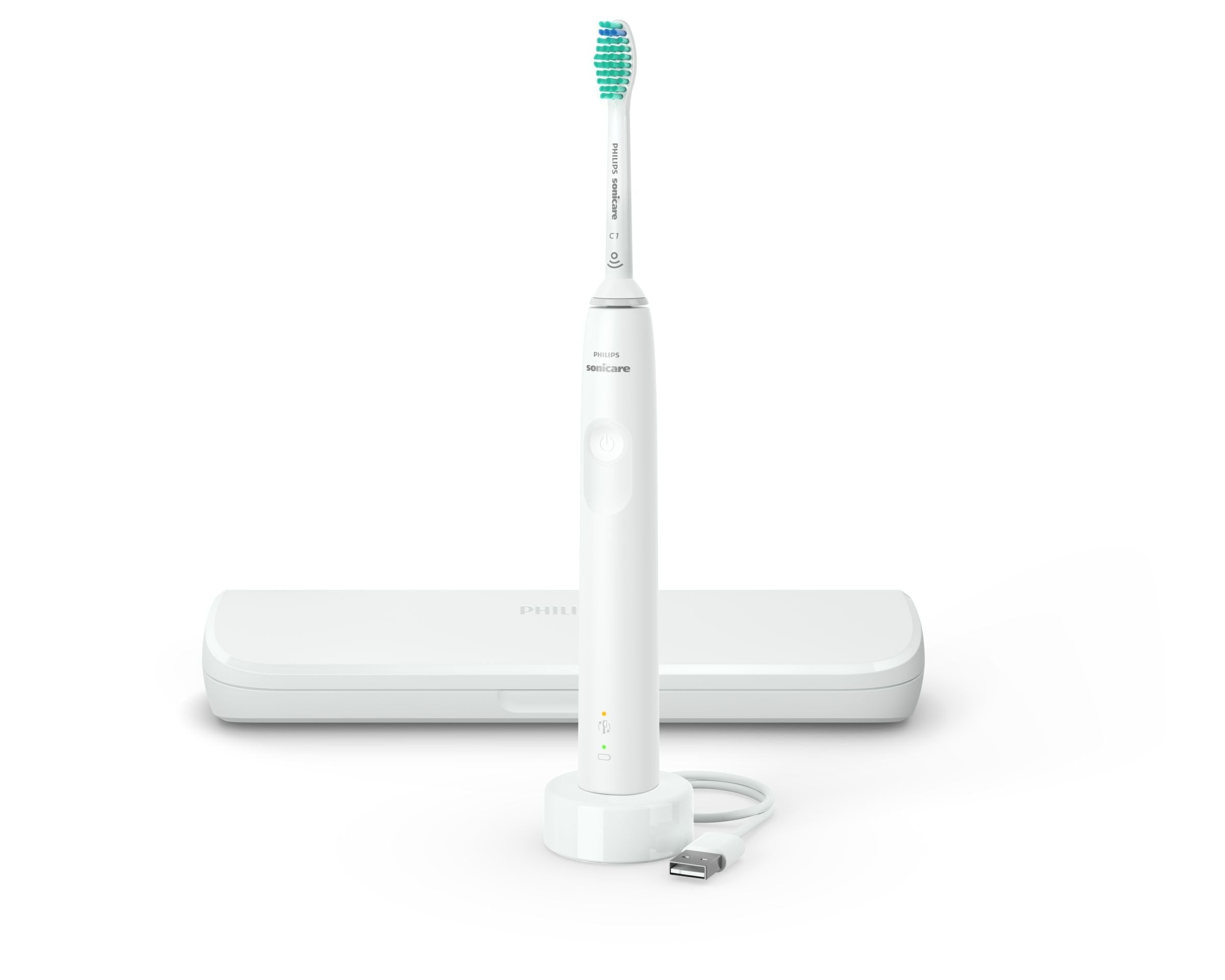 EAN 8710103985662 - Philips Sonicare 3100 series HX3673/13 cepillo eléctrico para dientes Adulto Cepillo dental sónico Blanco imagen 1
