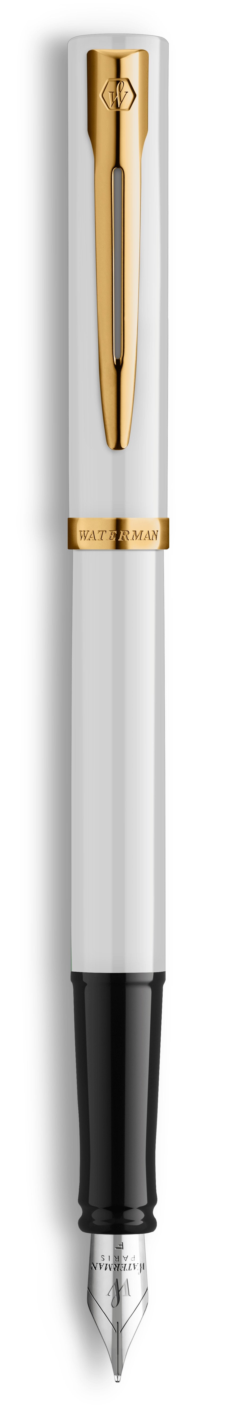 Waterman Füllfederhalter Impression Blancoer Lack Ct F Azul Caja De Regalo