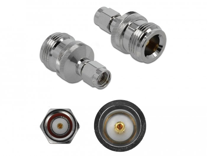 Delock Adapter N Buchse Zu Rp-Sma Stecker 10 Ghz
