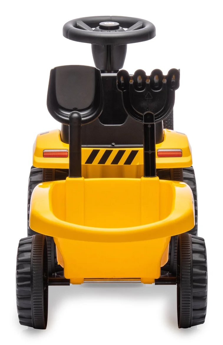 Jamara Rutscher Caterpillar Traktor Con Anhänger 2in1 Amarillo