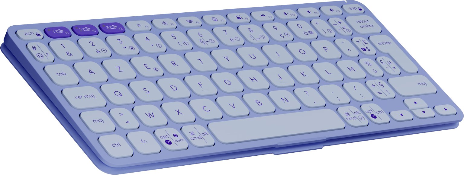 EAN 5099206125995 - Logitech 920-012969 teclado para móvil AZERTY Francés Bluetooth Lila imagen 4