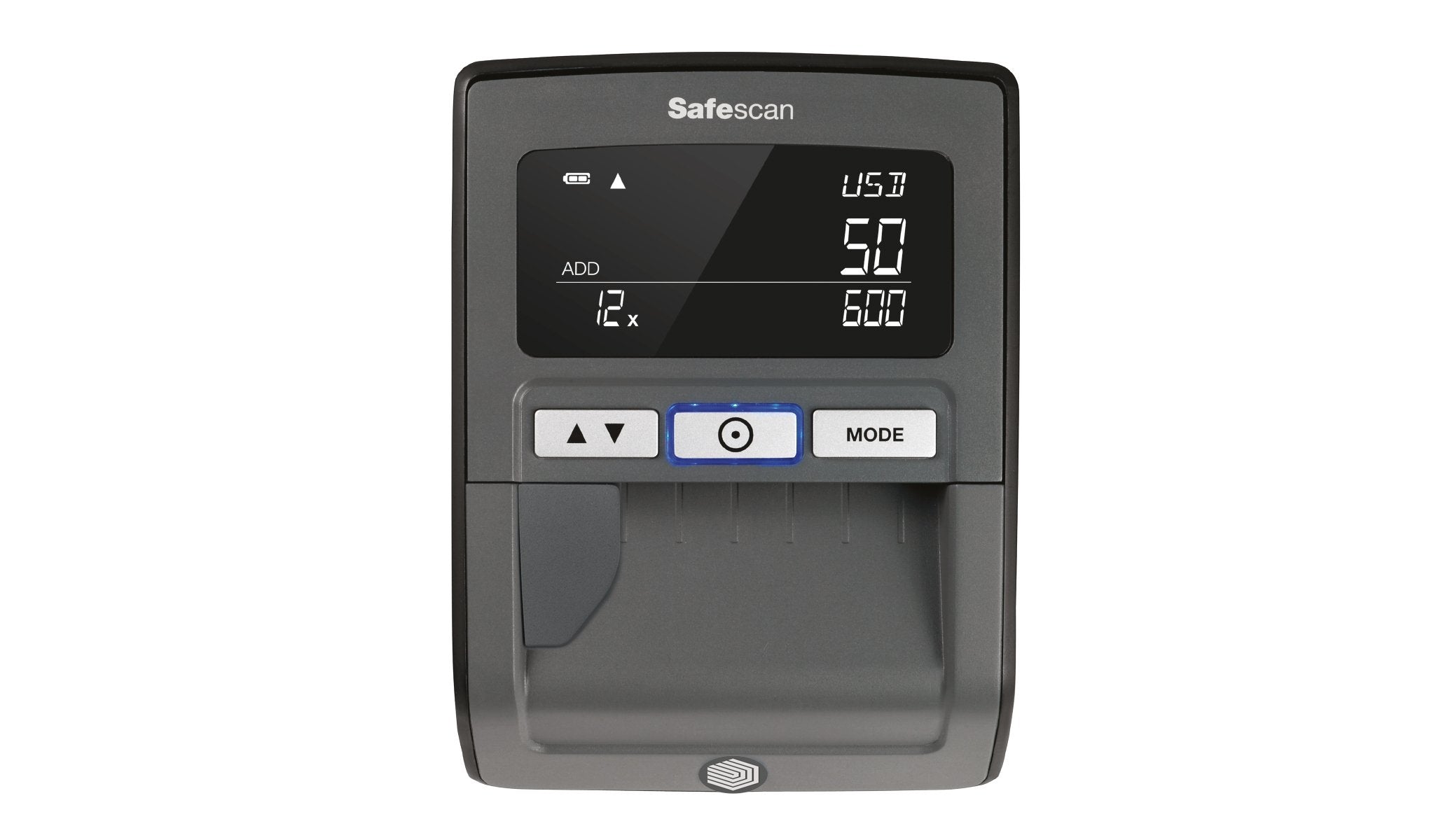 Safescan 185-S, Detector De Billetes Falsos Automático, Detección 7 Puntos Para 8 Divisas, Bce Testado, Puerto Usb + Sd Para Actualizaciones, Negro