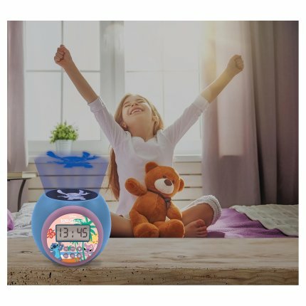 Reloj Alarma Proyector Stitch Disney