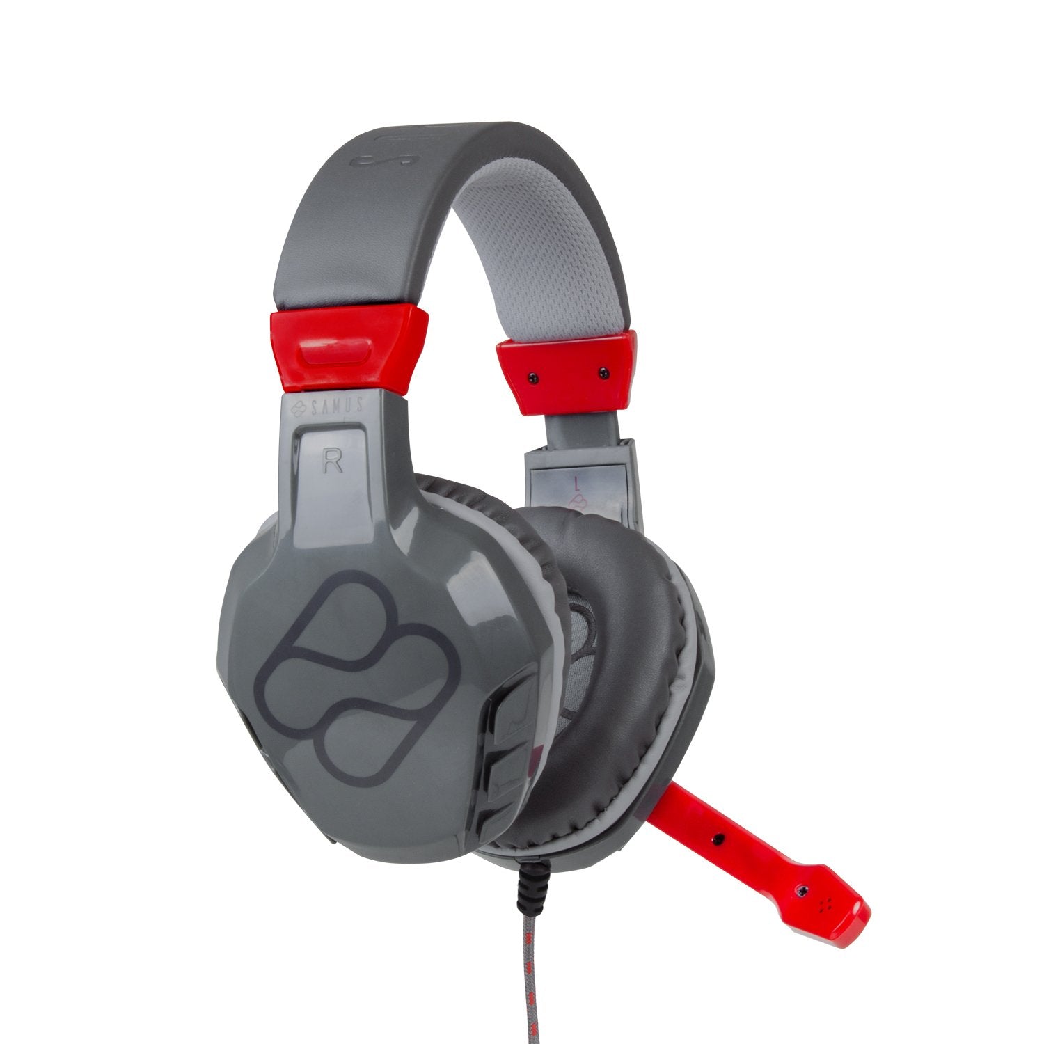 Auriculares Gaming Con Micrófono Fr-Tec Samus Jack 3.5 Rojos