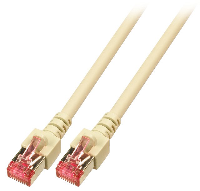 Rj45 Cable De Red Cat.6 S Ftp Lszh Grau 0,75m