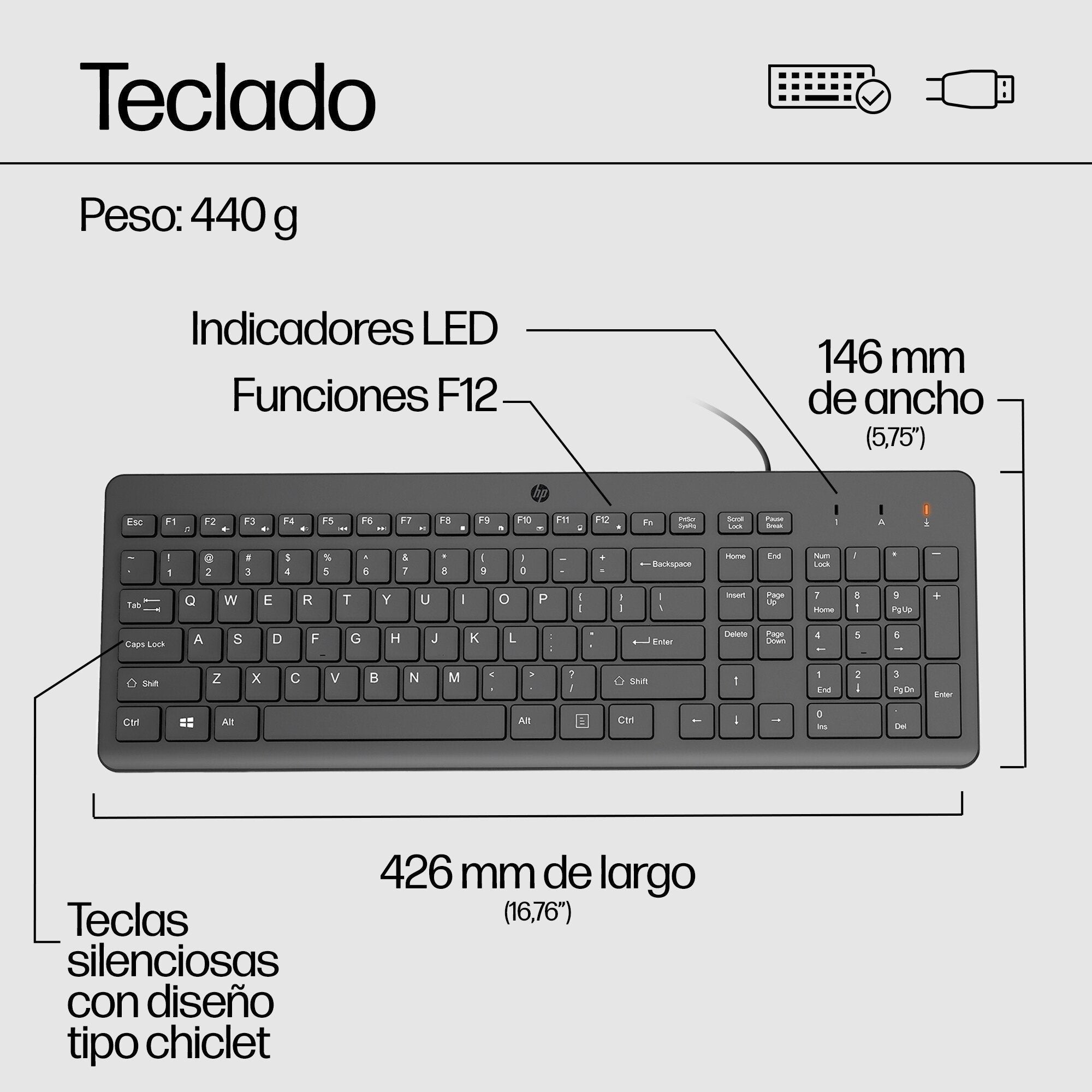 150 Wired Keyboard Nl
