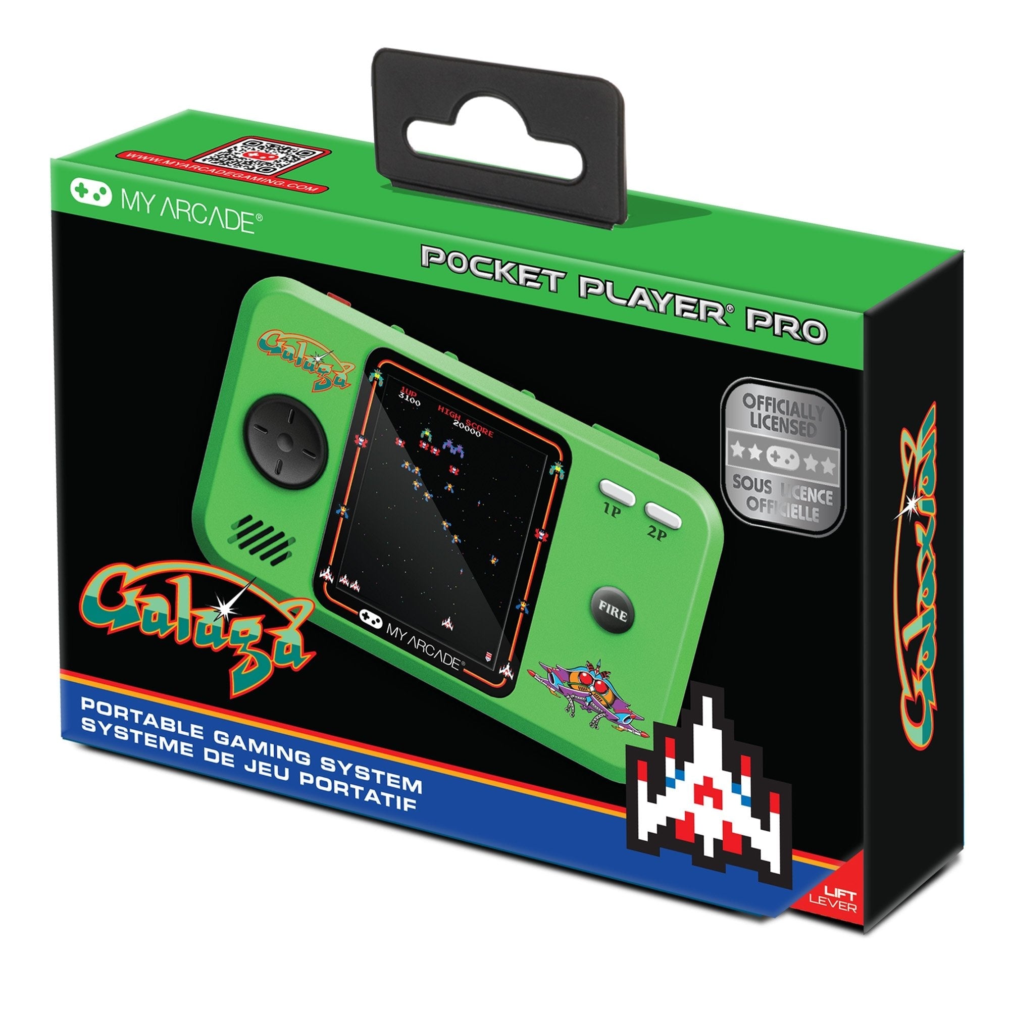 My Arcade Pocket Player Pro Galaga Dgunl-4199