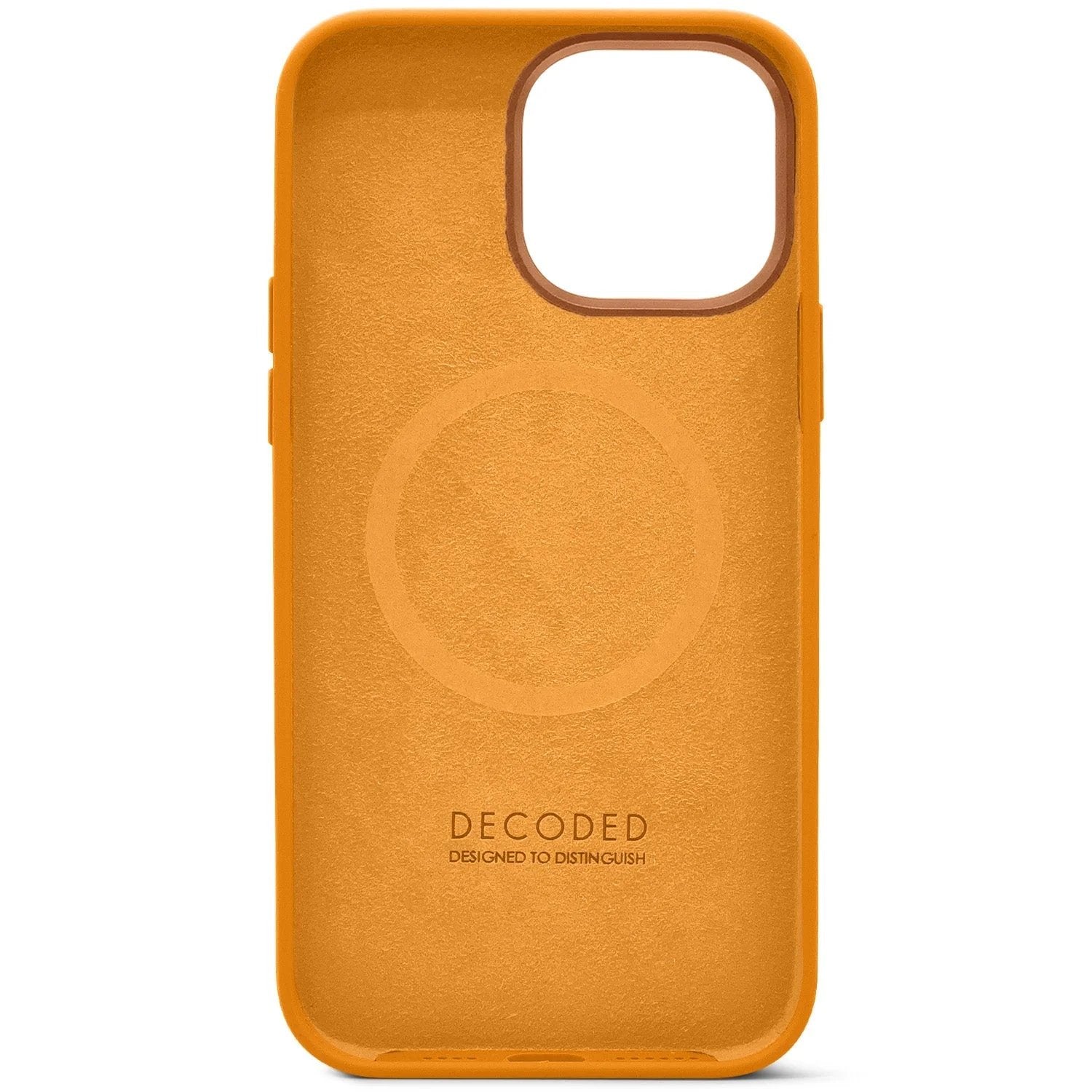 Decoded Antimicrobial Silicone Back Cover Funda Iphone 14 Pro Max, Iphone 13 Pro Max, Iphone 12 Pro Max (6.69") Albaricoque
