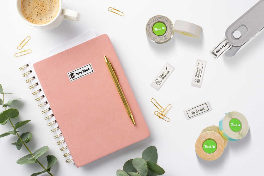 Rollo De Etiqueta De Durazgo Pe101 15x40 Mm, 180 Piezas, Blanco Pe101