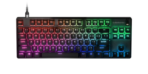 Teclado Aleman Steelseries Apex 9 Tkl, Gaming Negro, Steelseries Optipoint 64850