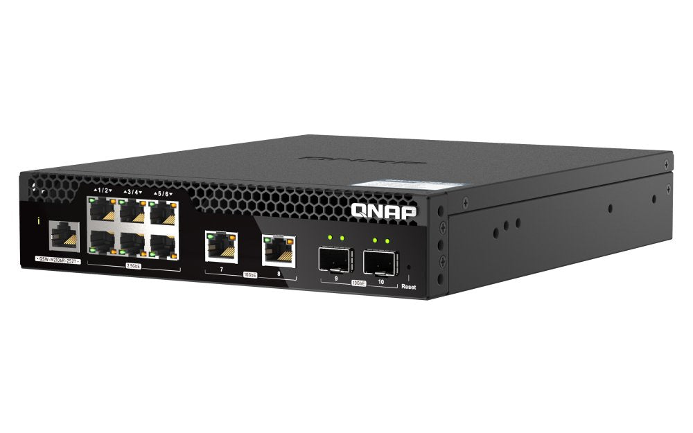 EAN 4711103082799 - QNAP QSW-M2106R-2S2T switch Gestionado L2 10G Ethernet (100/1000/10000) 1U Negro imagen 5