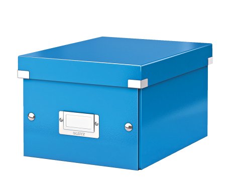 Leitz Caja De Almacenamiento Click & Store 7,4 L - 21,6 X 28,2 X 16,0 Cm Azul