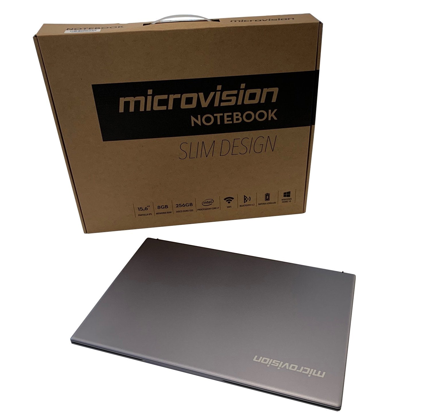 Portátil Microvision Jetwing N1507p7 15,6'' I7-7567u 256gb 8gb W10h