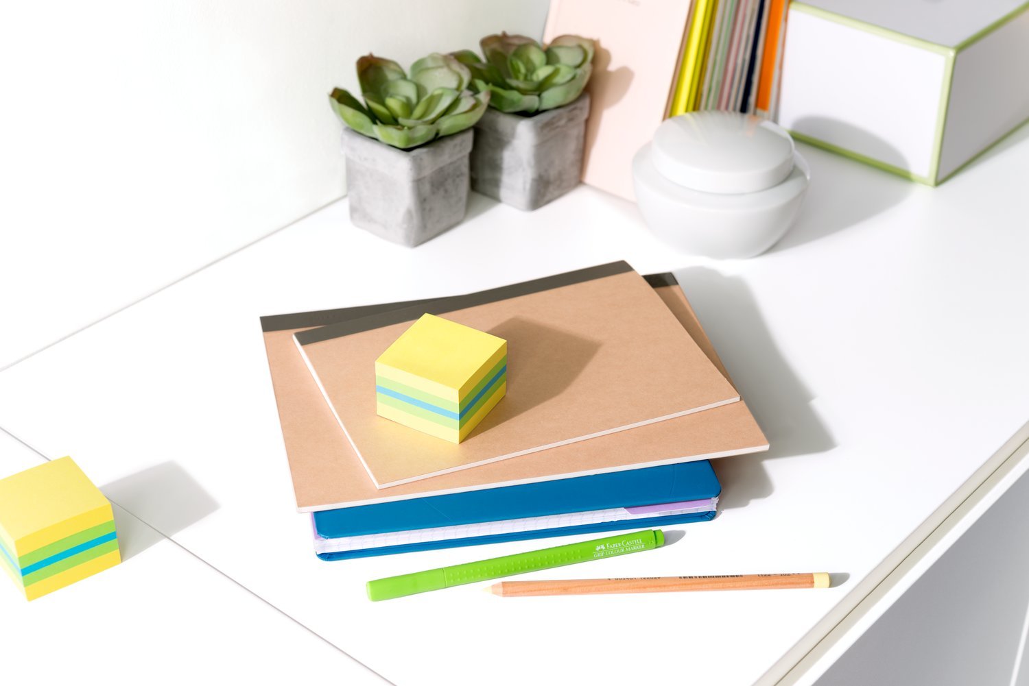 EAN 4001895853814 - 3M Post-it 2051L nota autoadhesiva Plaza Azul, Verde, Turquesa, Amarillo 400 hojas Autoadhesivo imagen 4