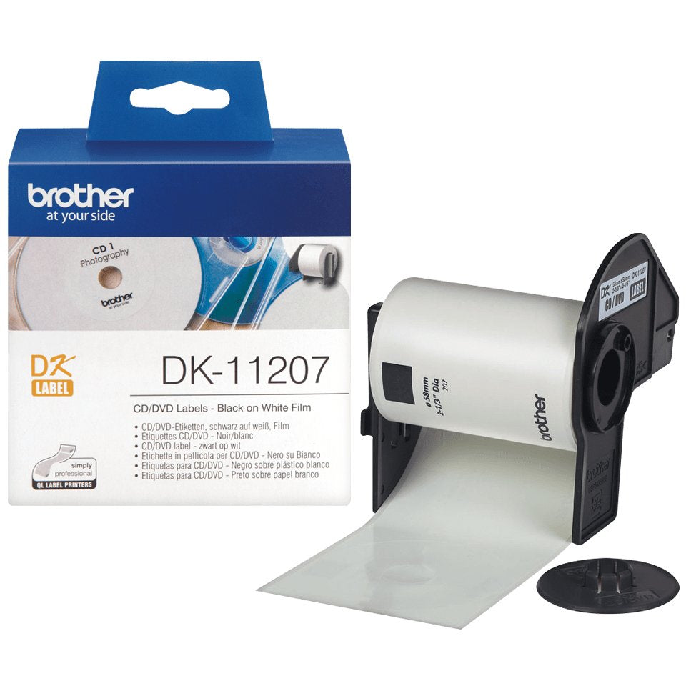 EAN 4977766628174 - Brother DK-11207 cinta para impresora de etiquetas Negro sobre blanco imagen 1