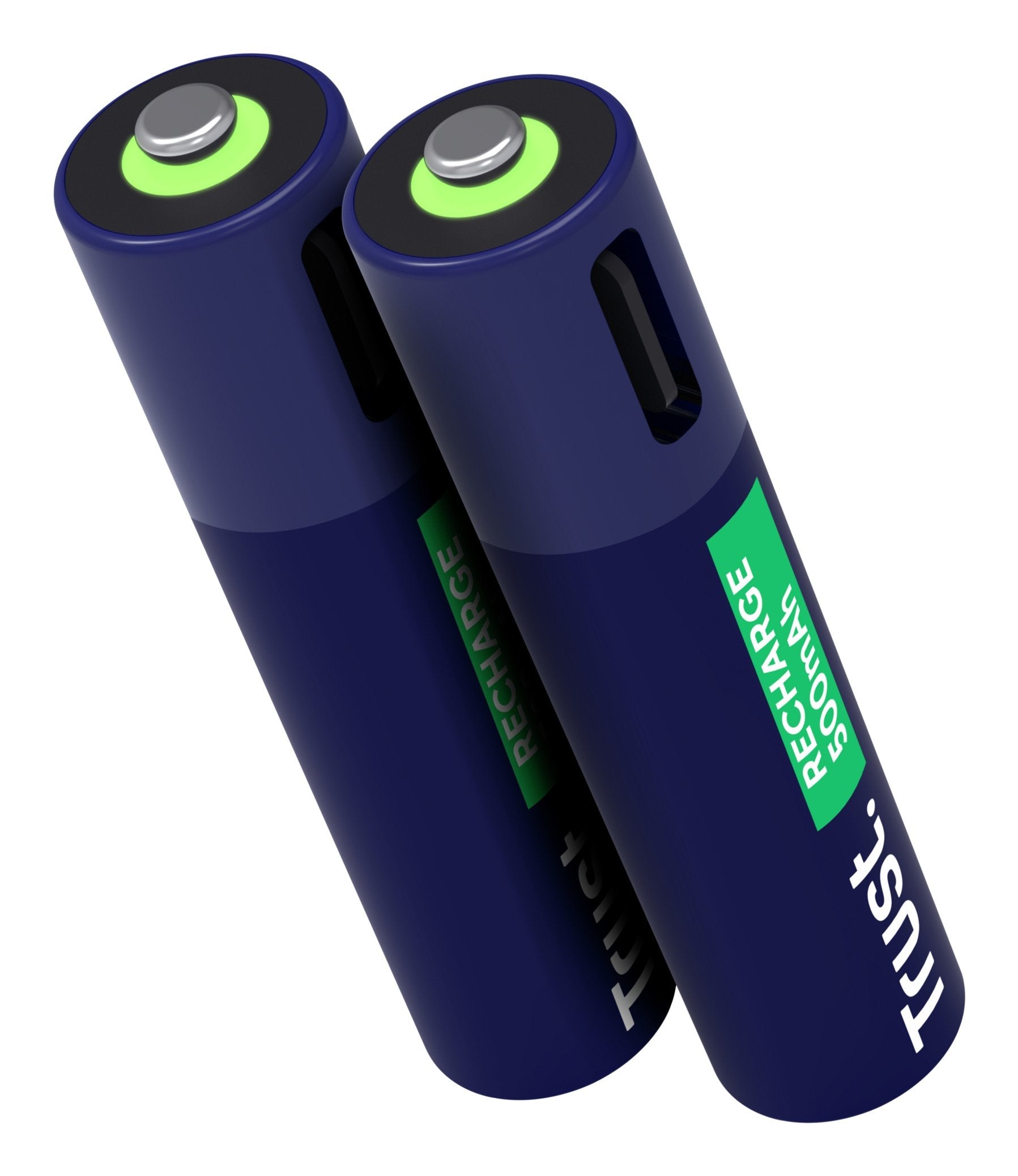 Pila Recargable Trust Usb-C Aaa 500 Mah Pack De 2 Unidades 25585