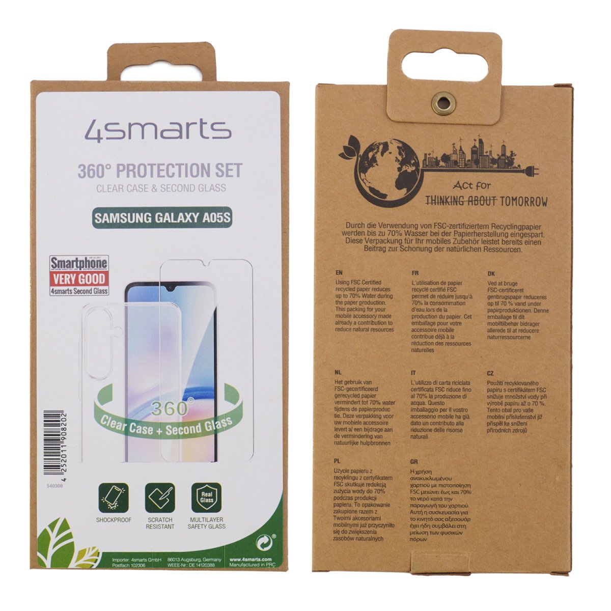 EAN 4252011908202 - 4smarts 540308 protector de pantalla o trasero para teléfono móvil Samsung 1 pieza(s) imagen 2
