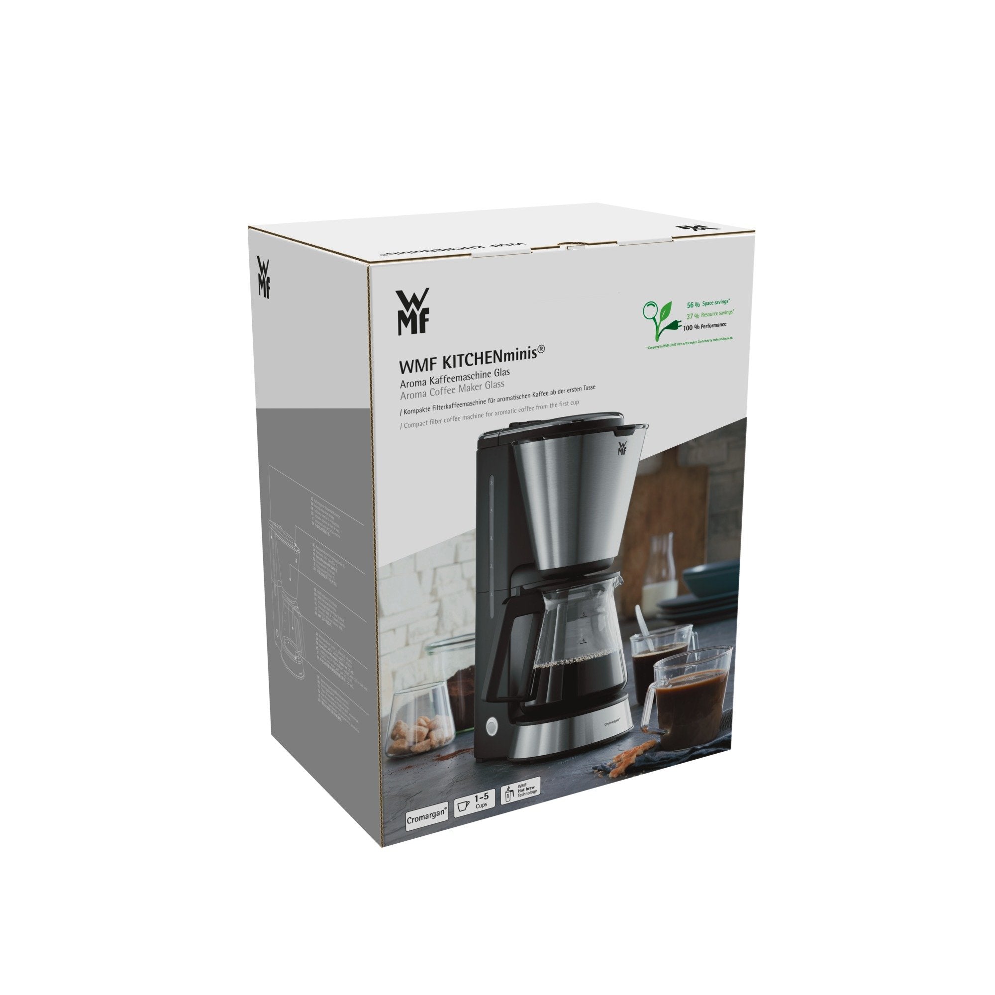 EAN 4211129130479 - WMF KITCHENminis 0412270011 Semi-automática Cafetera de filtro 0,625 L imagen 11