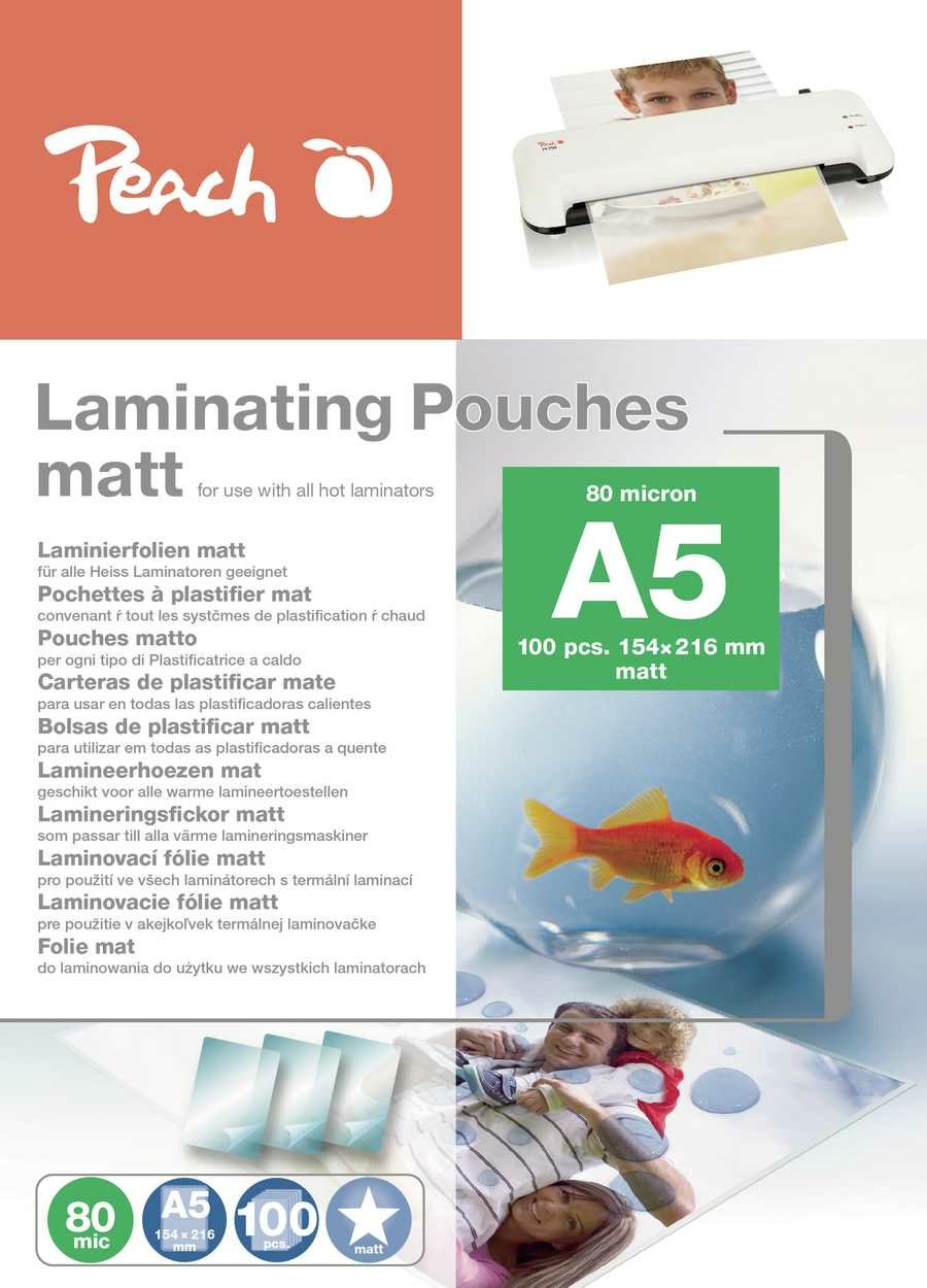 EAN 7640460547818 - Peach S-PP580-30 plastificador 100 pieza(s) imagen 1