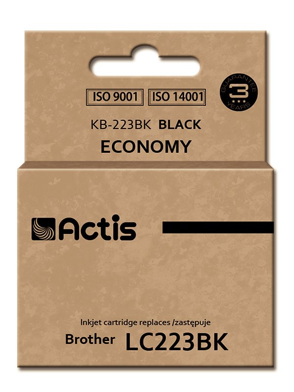 EAN 5901443108771 - Actis cartridge KB-223Bk replacement Brother LC223BK Standard 16 ml - Kompatibel - Tintenpatrone cartucho imagen 1