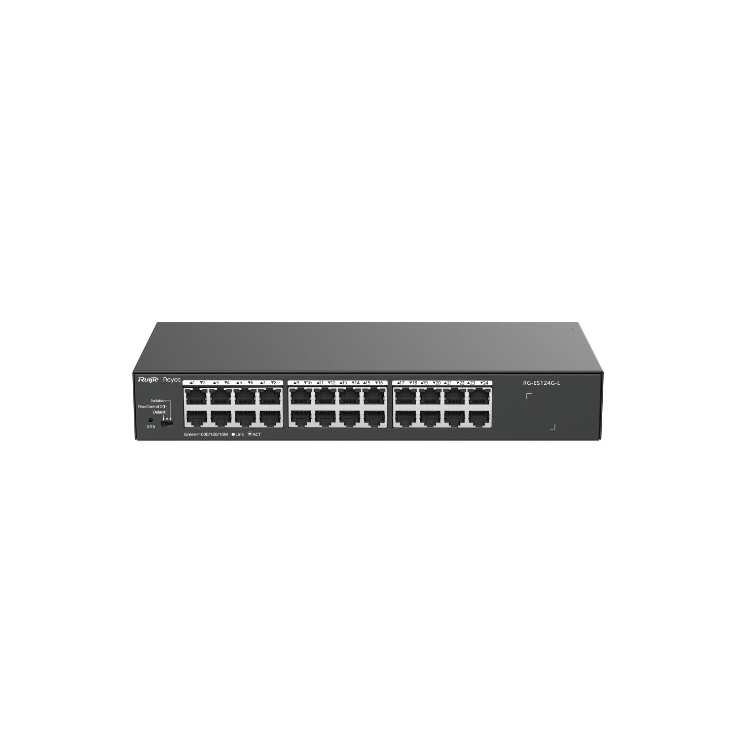 Switch Ruijie Rg-Es124g-L 16 Puertos Gigabit Metal Housing