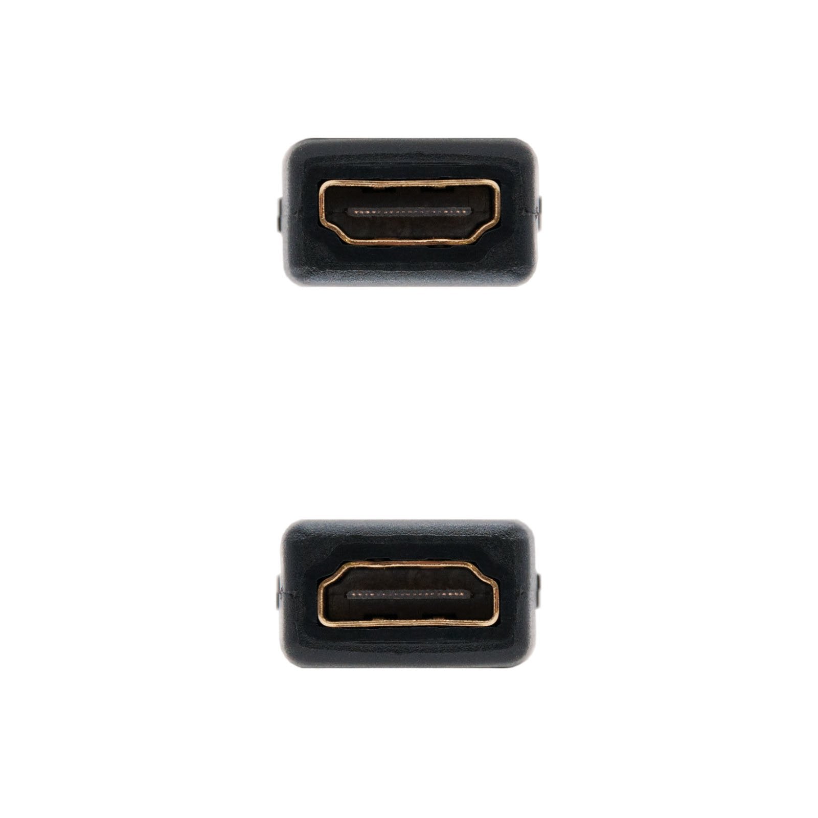 EAN 8433281002241 - Nanocable 10.15.1200 cambiador de género para cable Negro imagen 2