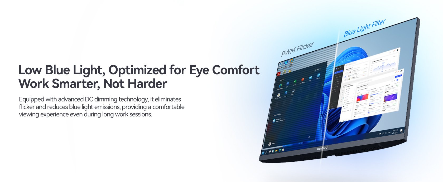 Koorui E2411h Fhd Office-Monitor 60,5 Cm (23,8 Zoll)