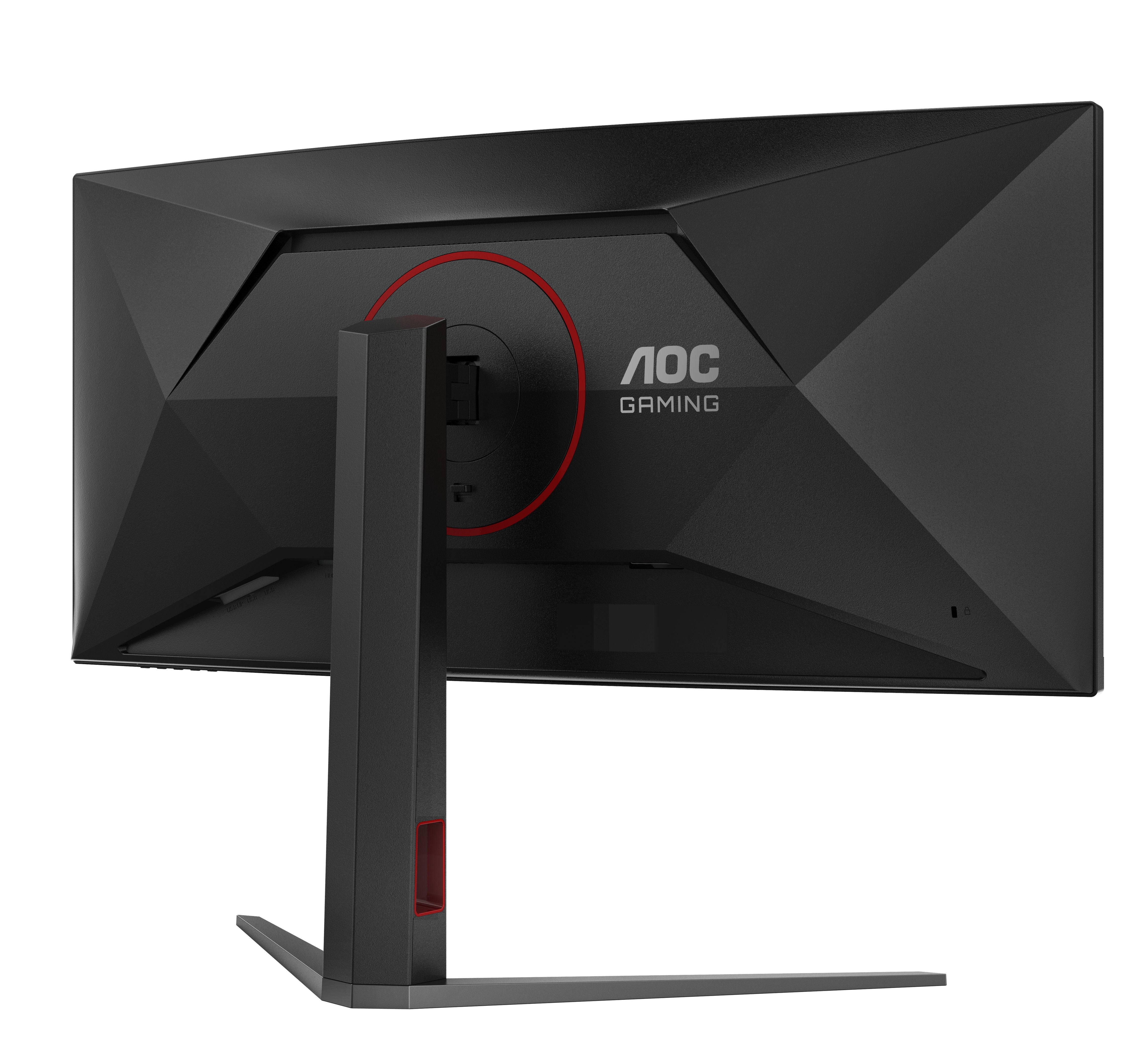 Monitor Aoc G4 Cu34g4z 34" 3440 X 1440 Pixeles Wide Quad Hd Led Negro, Rojo