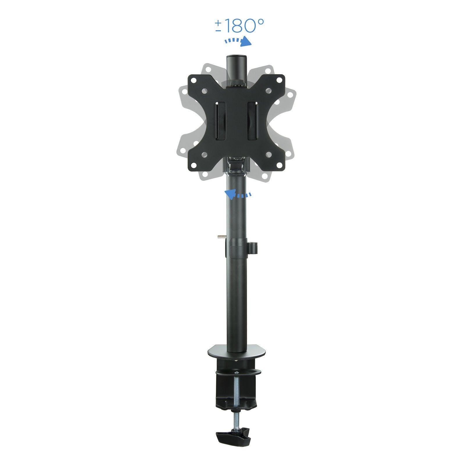 Tooq Soporte De Mesa Con Brazo Articulado Para Monitor De 13"-32" - Giratorio E Inclinable - Gestion De Cables - Peso