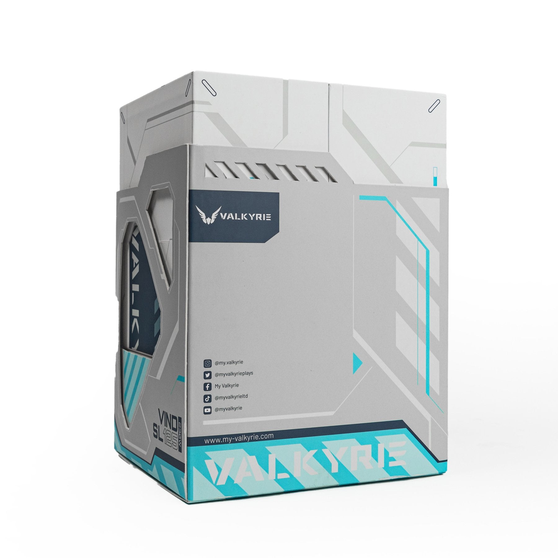 EAN 5298003820182 - Valkyrie VK-AIRSL125W sistema de refrigeración para ordenador Procesador Refrigerador de aire Negro imagen 2