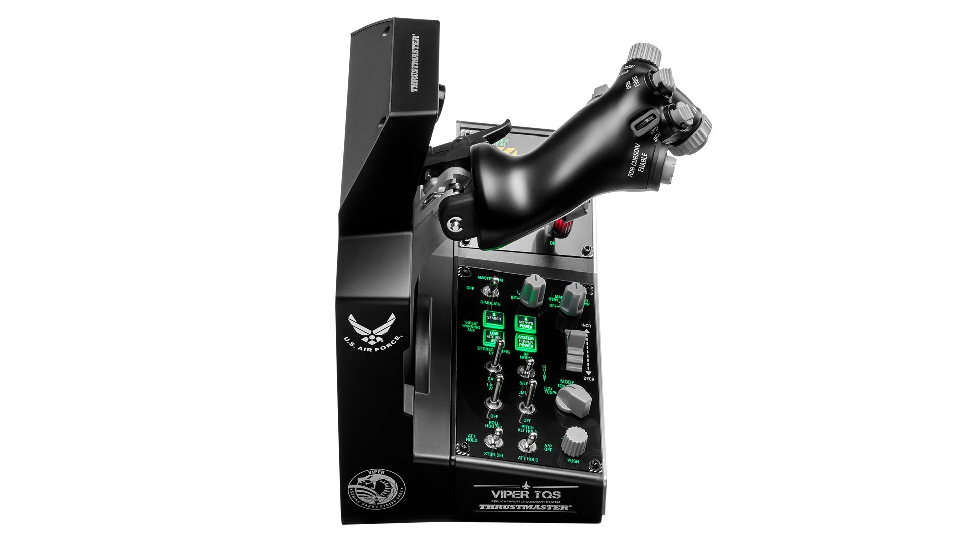 EAN 3362934003296 - Thrustmaster VIPER TQS MISSION PACK Negro USB Joystick/Palanca de control lateral + cuadrante de acelerac imagen 2