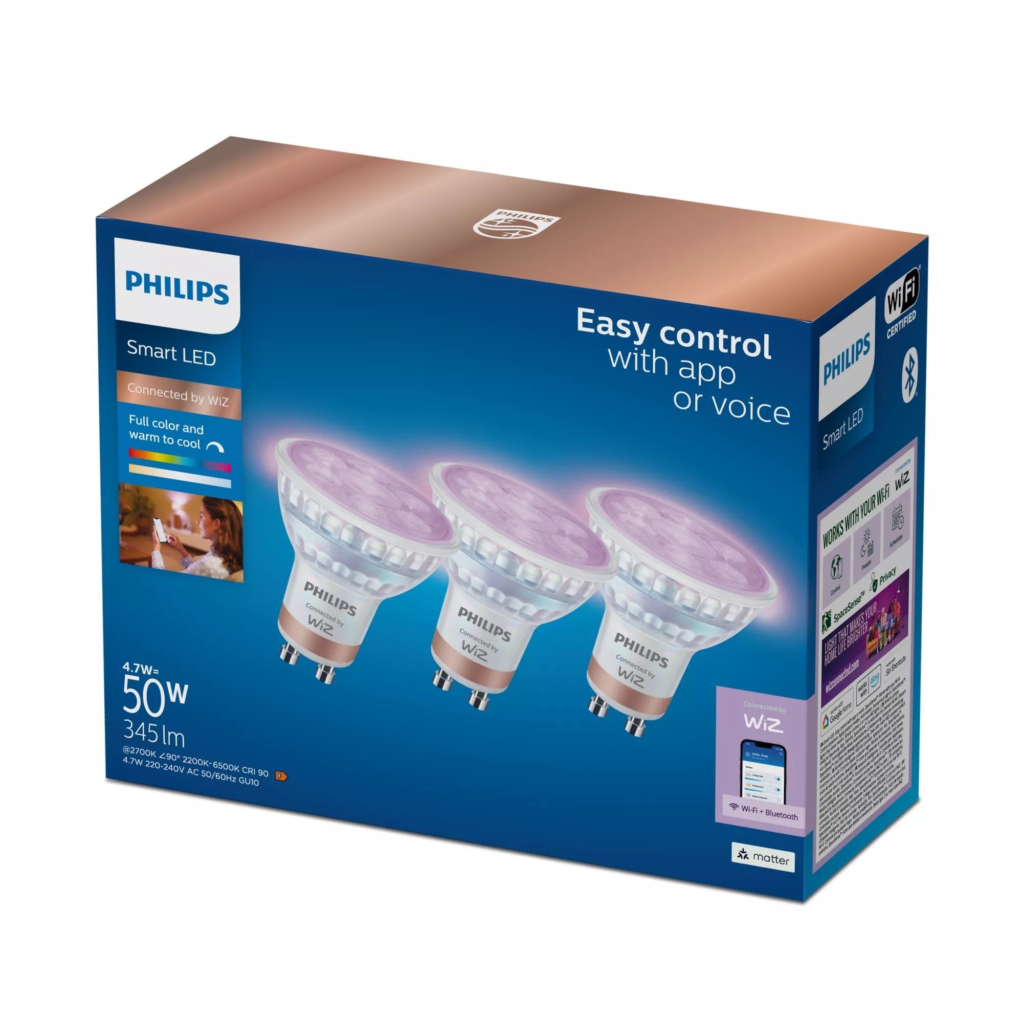 EAN 8720169296725 - Philips 8720169296725 iluminación inteligente Wi-Fi/Bluetooth 4,7 W imagen 2