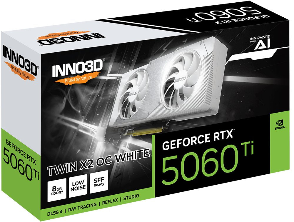 Tarjeta Grafica Inno3d Geforce Rtx 5060 Ti Twin X2 Oc Nvidia 8 Gb Gddr7