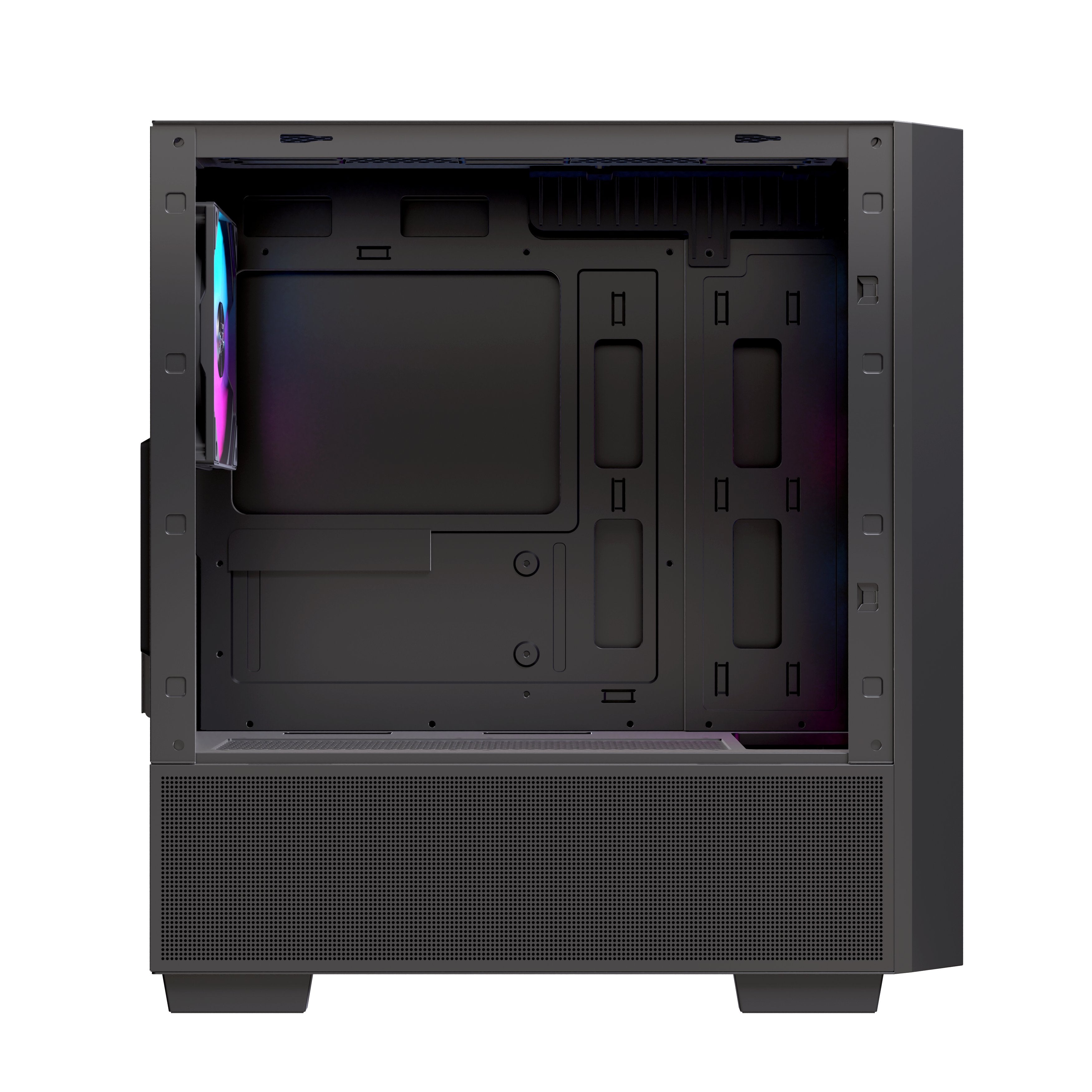 Caja Micro-Atx Einarex Pm150 Gaming Rgb Usb3.0 Usb-C Black