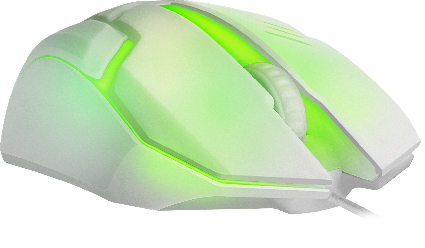 Raton Gaming Defender Cyber Mb-560l Blanco 7-Colores Luz De Fondo