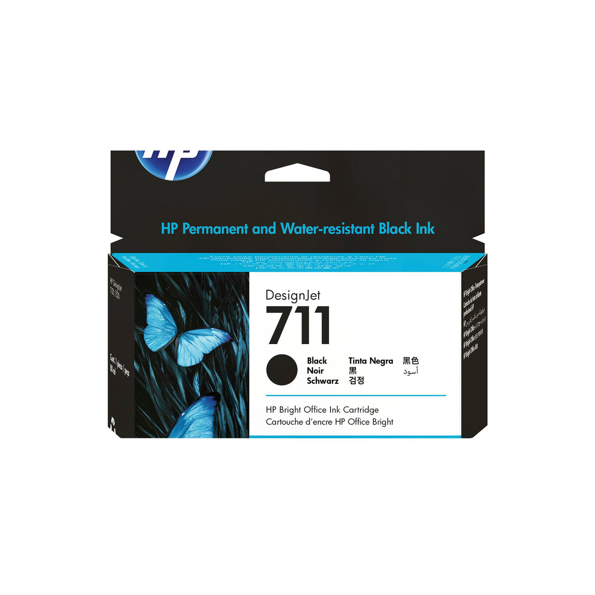 EAN 0886112841164 - HP 711 80-ml Black DesignJet Ink Cartridge cabeza de impresora Inyección de tinta térmica imagen 1