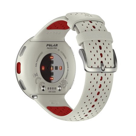 Smartwatch Polar Pacer Pro Snow White
