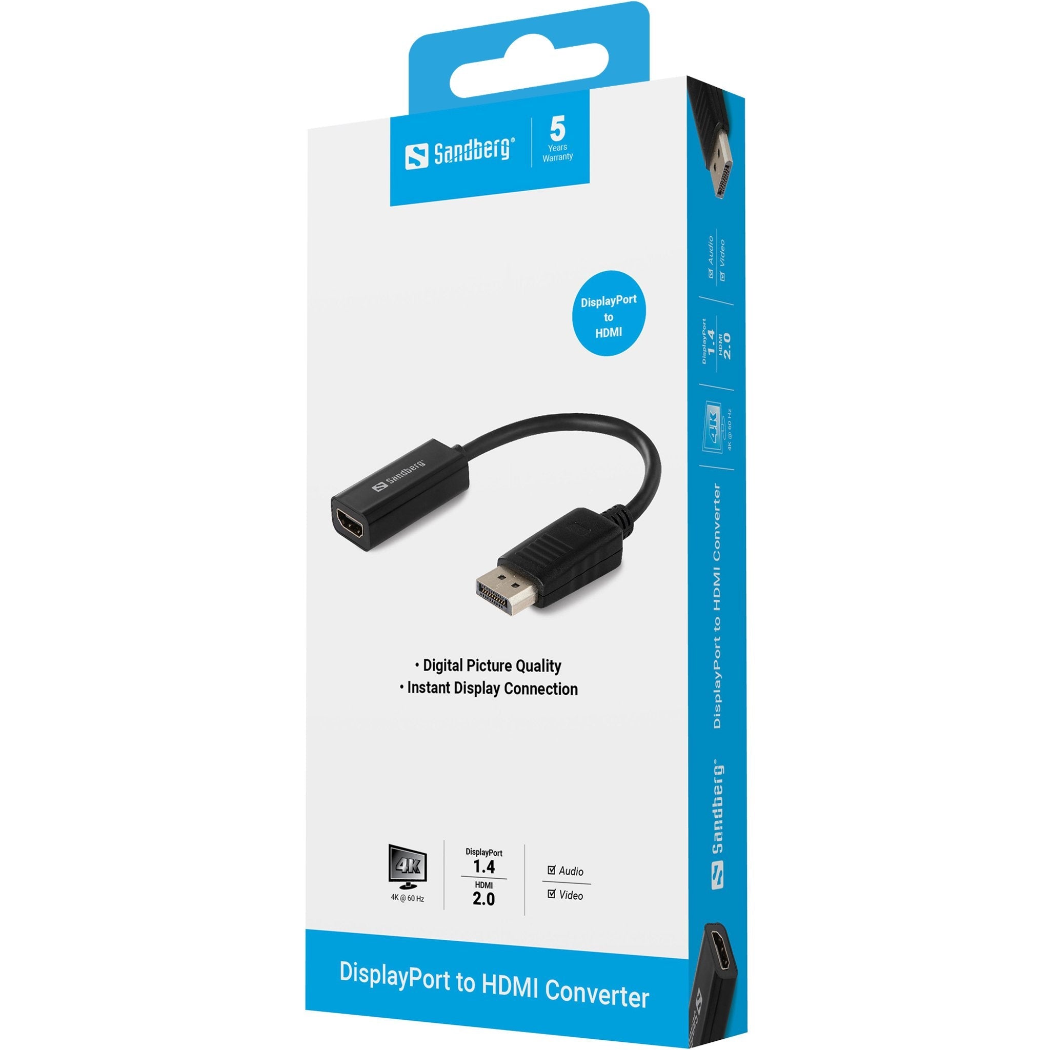 Sandberg Adaptador Displayport -> Hdmi