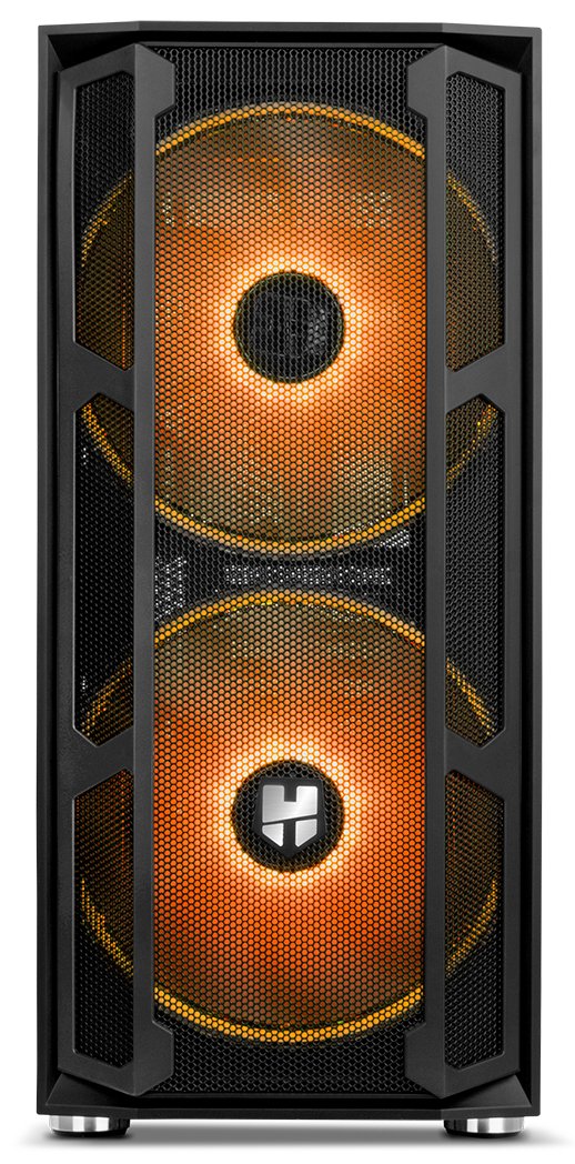 Caja Pc Nox Torre Atx Hummer Nova Argb 2xven 200mm Argb/Control Led/Lateralcristaltemplad Nxhummernova