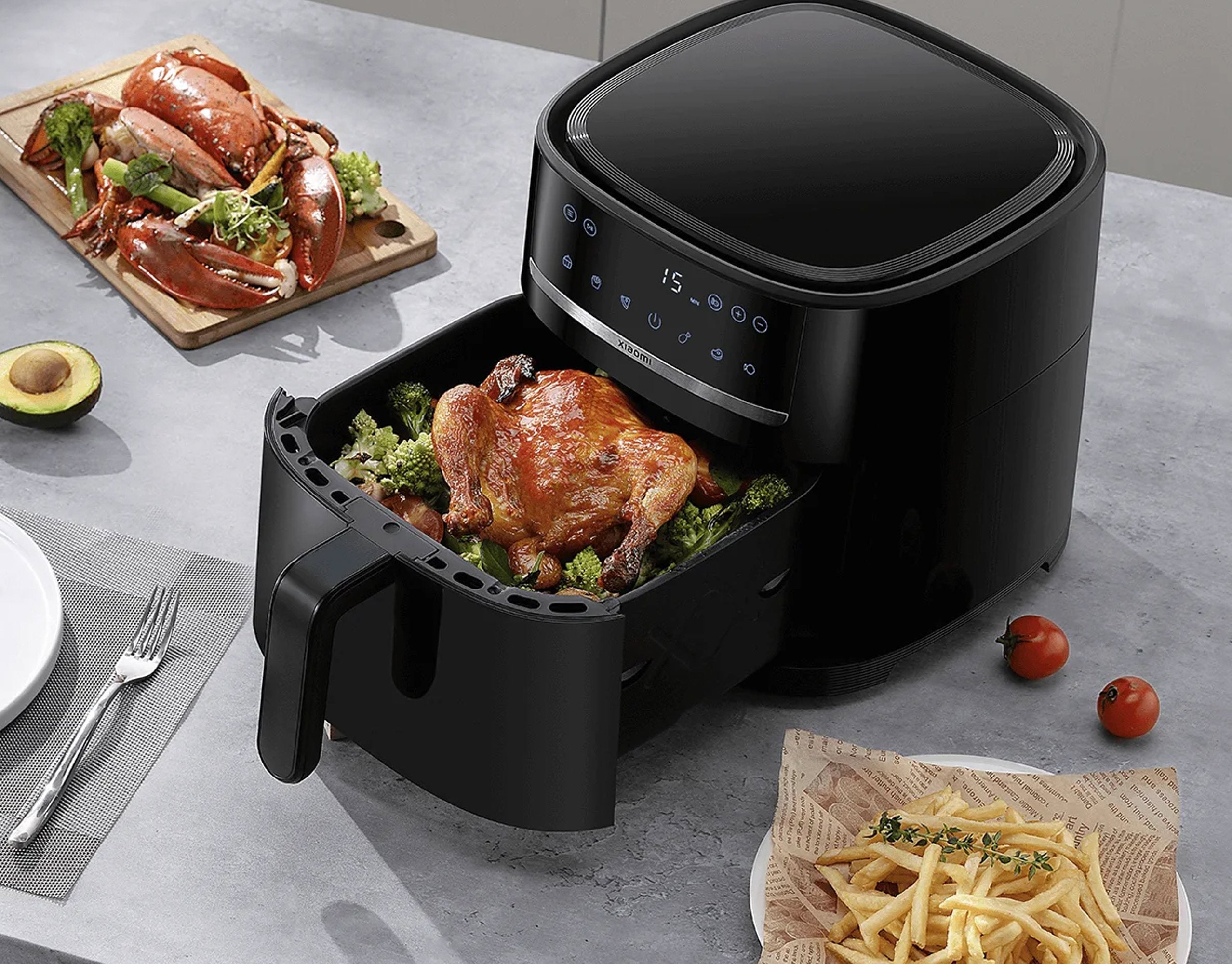 EAN 6941812708347 - Xiaomi Air Fryer 6L MAF08 Sencillo 1500 W Freidora de aire caliente Negro imagen 5