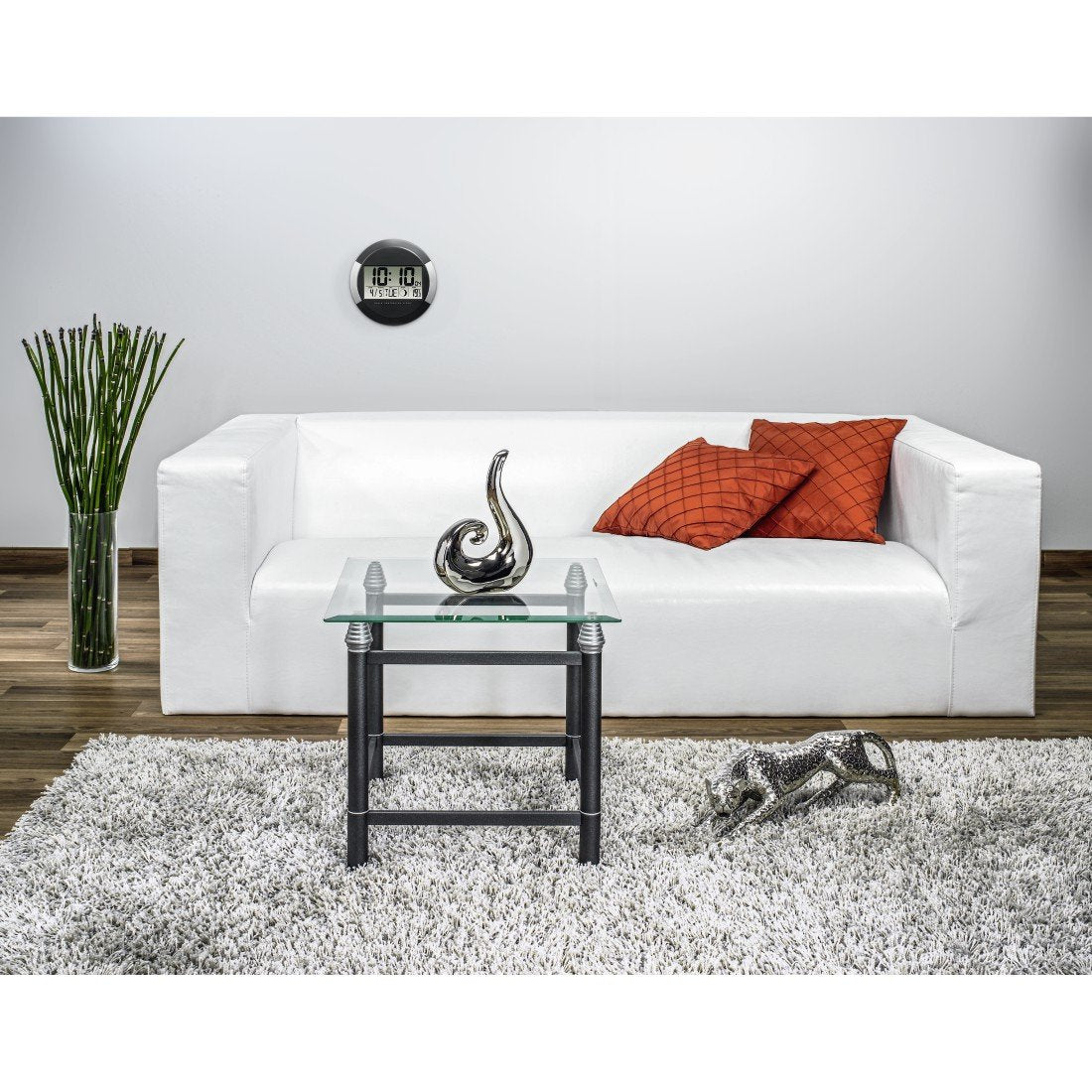 Hama Reloj De Pared Pp-245 Gris/Negro