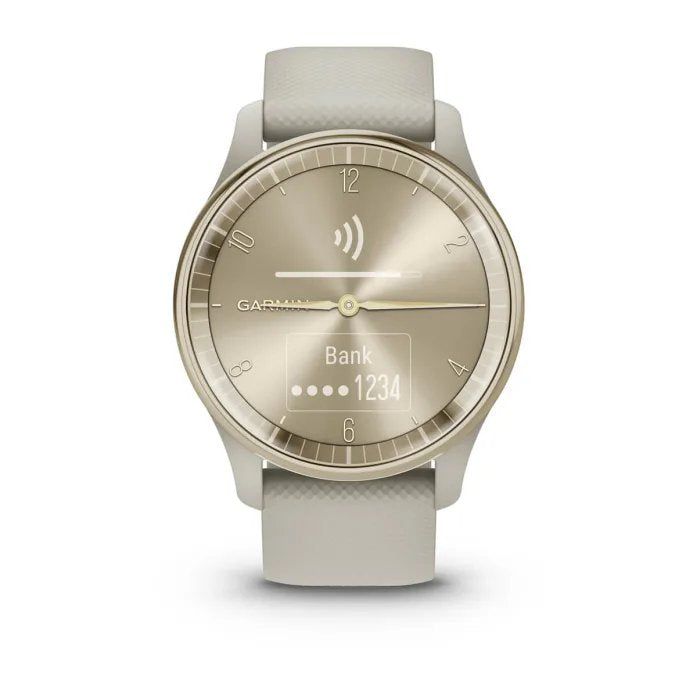 EAN 0753759309442 - Garmin vivomove Trend LCD 40 mm Híbrido 254 x 346 Pixeles Pantalla táctil Oro GPS (satélite) imagen 3