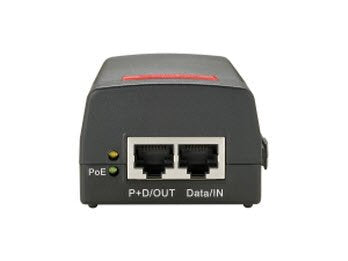 Poe Injector Adapter Level One Cat5e Pasa Datos Y Alimentacion Por El Mismo Cable Hasta 100 Mts
