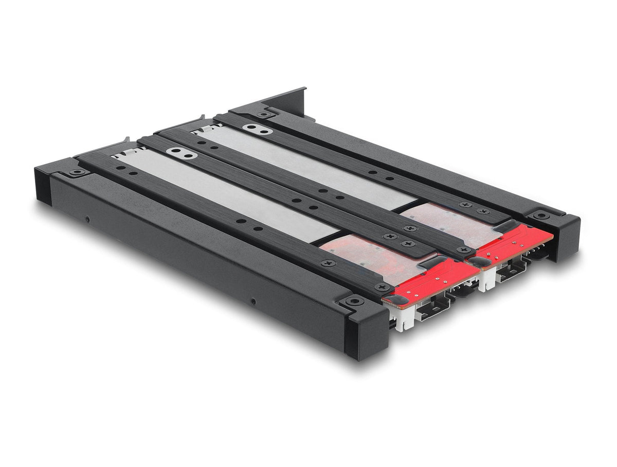 Delock Bastidor Extraíble Para 2 X M.2 Nmve Ssd Con Sff-8654 Conexión Para 12,7 Mm Slim Odd Schacht