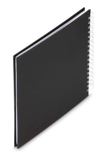 Hama Signs Spiral-Album 28x24 50 Weisse Seiten, Schwarz 7500